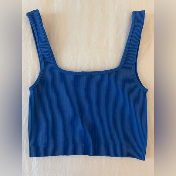 NWOT Zara Ribbed Crop Tank - Picture 3 of 3